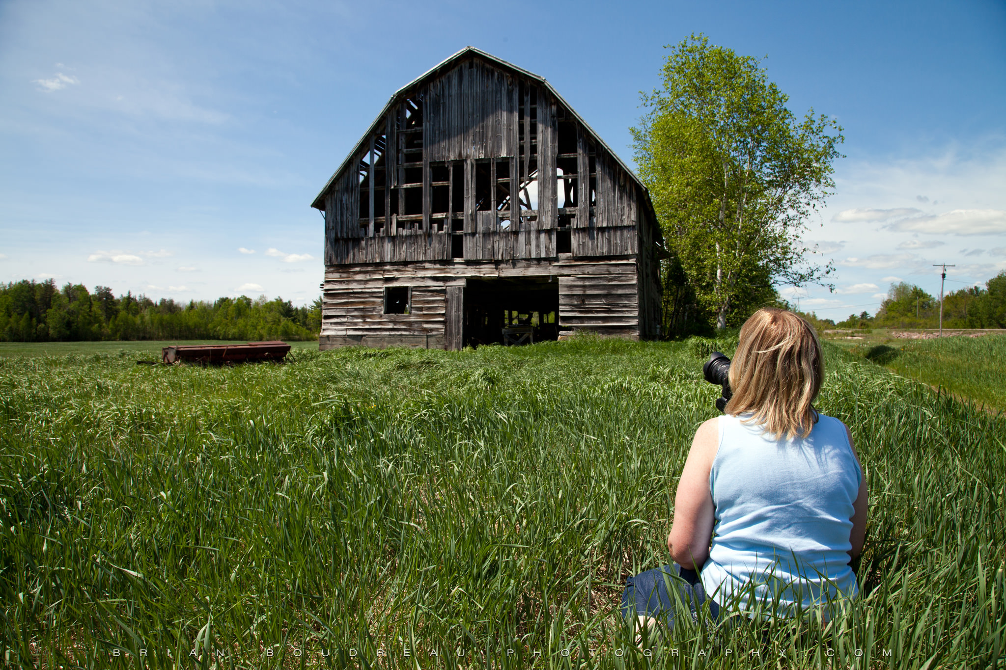 Andrea on the Farm