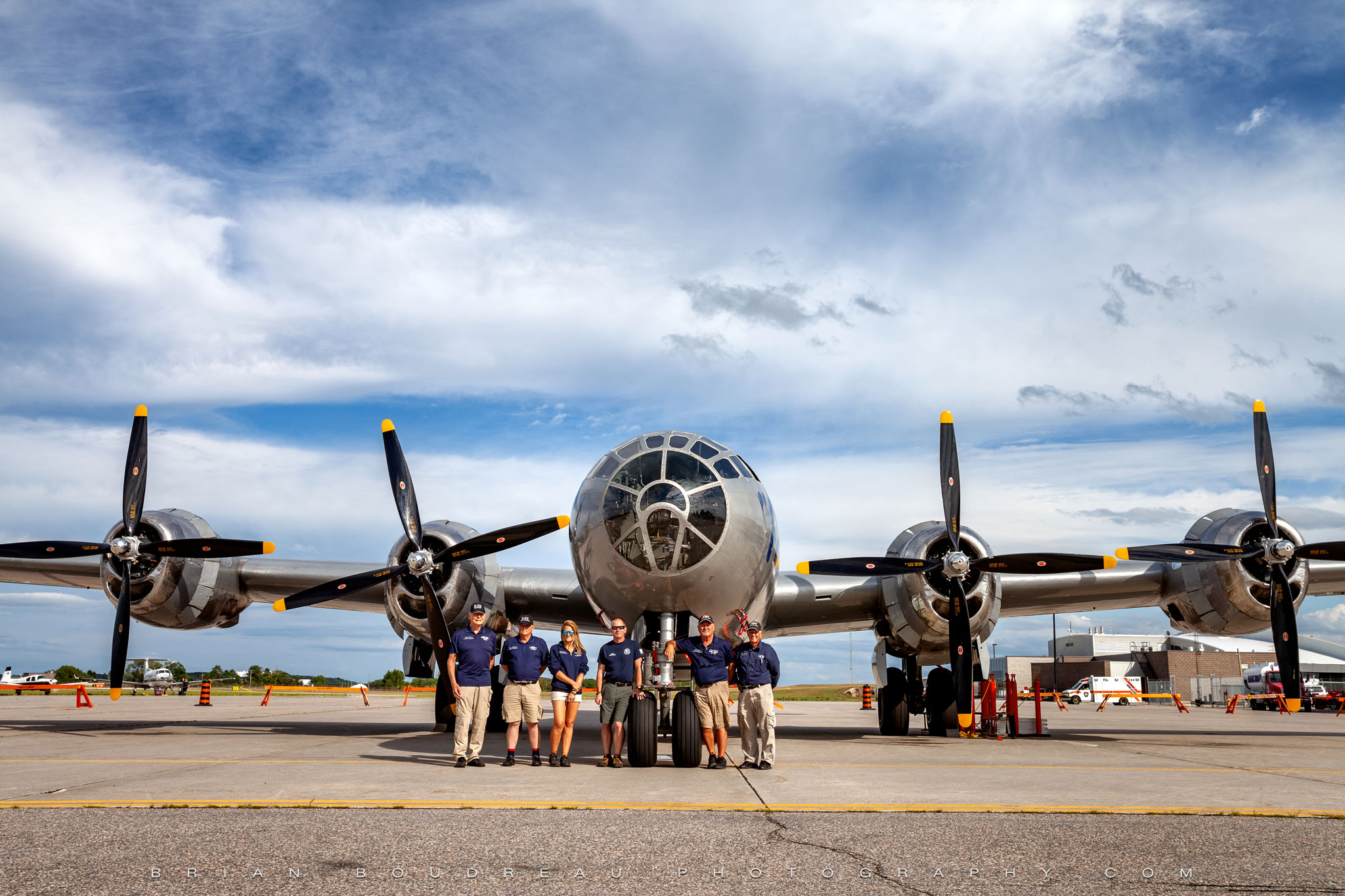 FiFi Boeing B-29 Superfortress with Crew